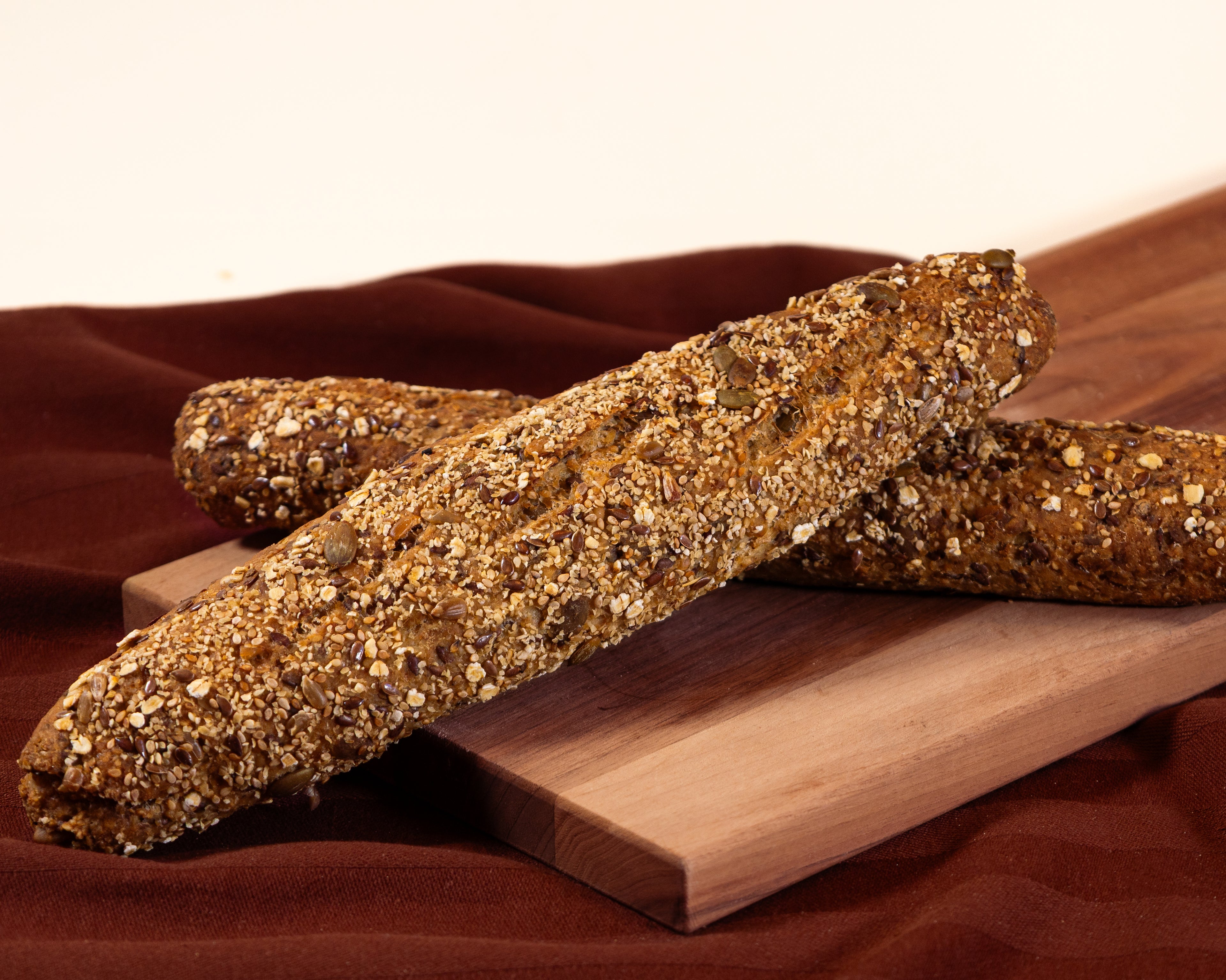 Meergranen stokbroodje Zuurdesem -Glutenvrij • Zuivel- en Lactosevrij