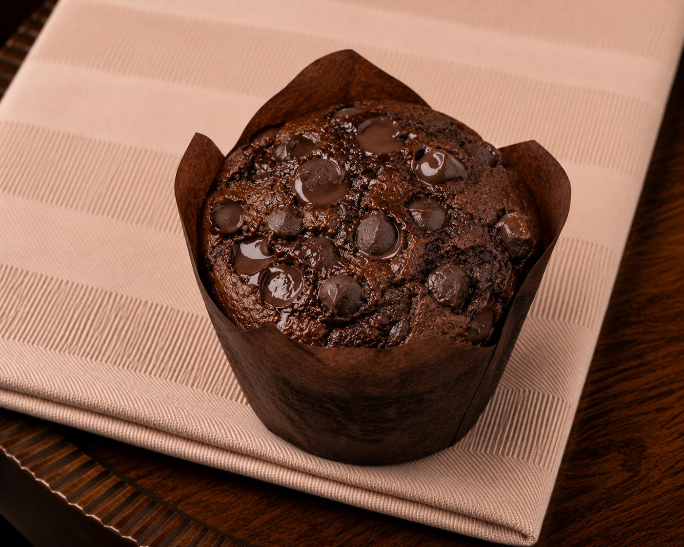 Vegan chocolade muffin - Glutenvrij, zuivel- en lactosevrij, sojavrij, ei en palmolievrij
