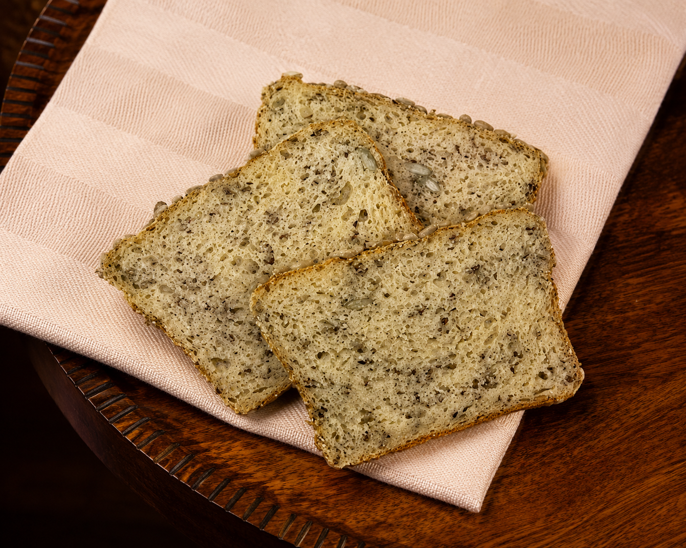 Glutenvrij Eiwit- & Vezelrijk Meerzadenbrood (half brood) -Glutenvrij, zuivel- en lactosevrij, sojavrij en palmolievrij