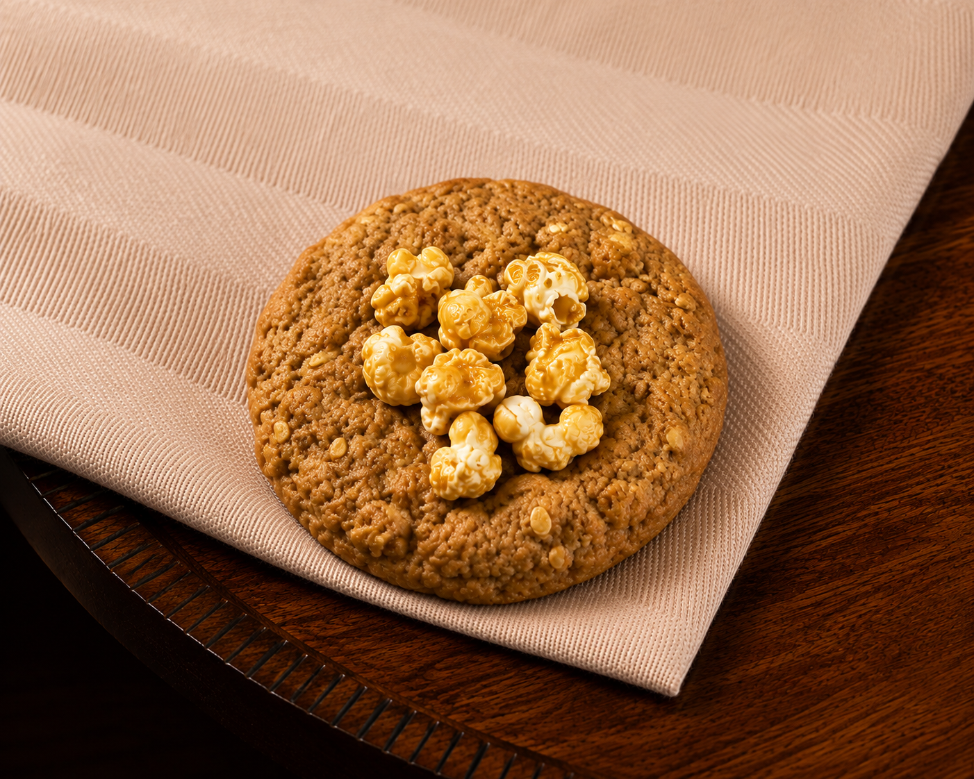 Grote Popcorn Karamel Koek -Glutenvrij, zuivel- en lactosevrij, sojavrij en palmolievrij