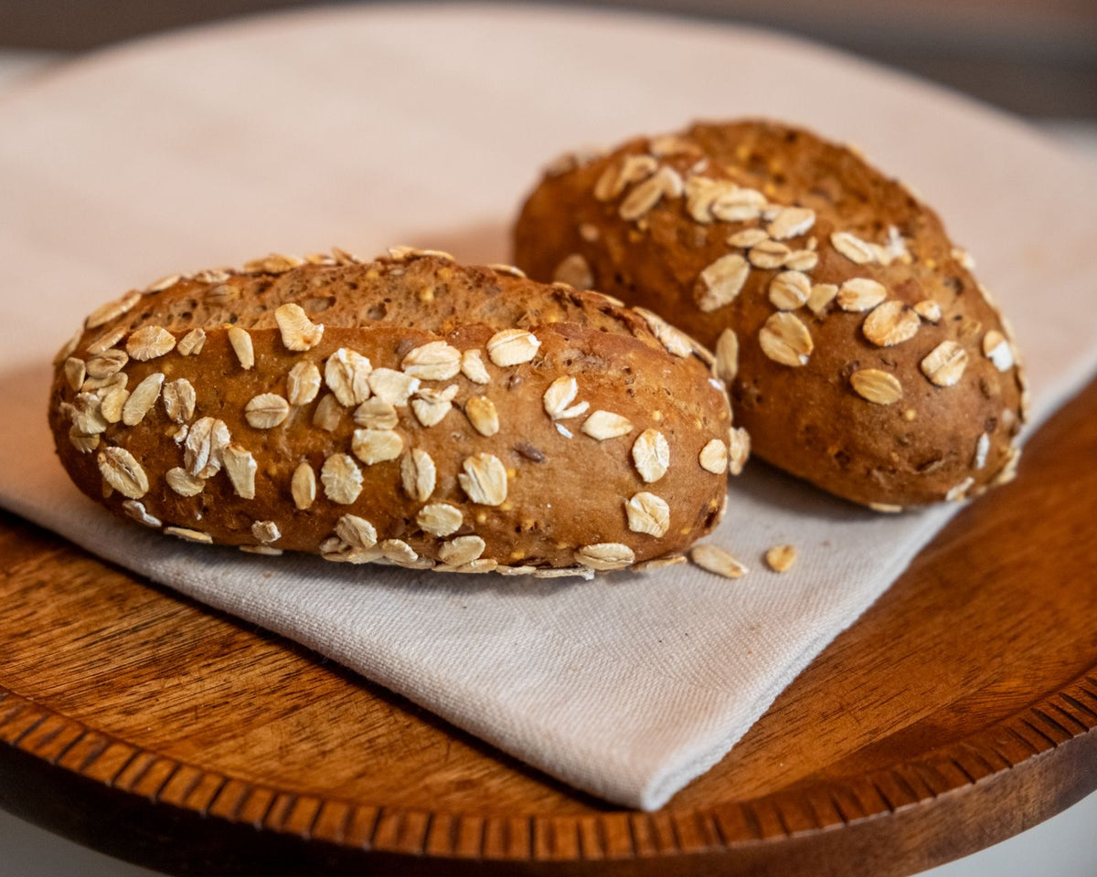 Meerzaden glutenvrije pistolets (2 stuks) Tarwevrij & Melkvrij